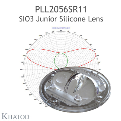 PLL2056SR11 SIO3 JUNIOR Silicone Lenses for COB LEDs