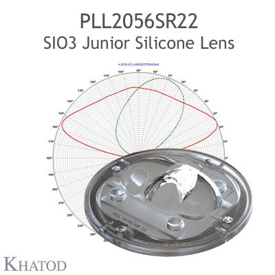 PLL2056SR11 SIO3 JUNIOR Silicone Lenses for COB LEDs